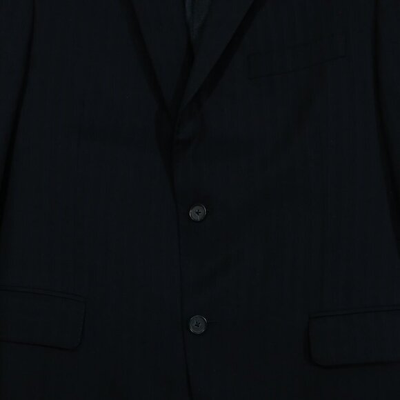 Cremieux Dillard’s Men’s Blazer 40S Navy 100% Wool Sport Coat made in Canada - Picture 2 of 9